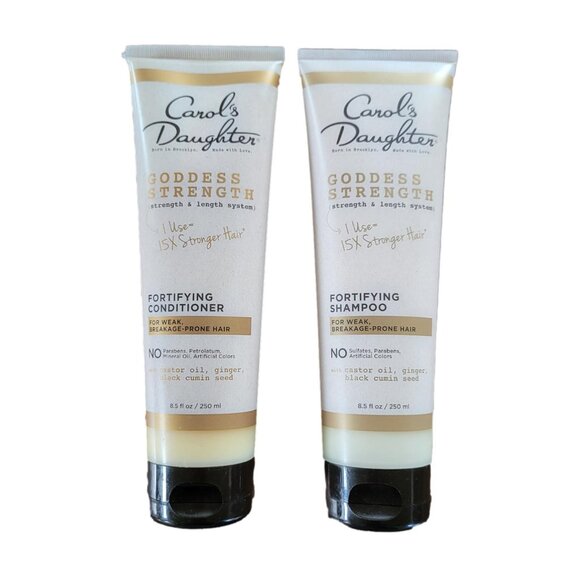Carol's Daughter Goddess Strength Fortifying Shampoo & Conditioner Set 8.5 oz Ne - Picture 1 of 2